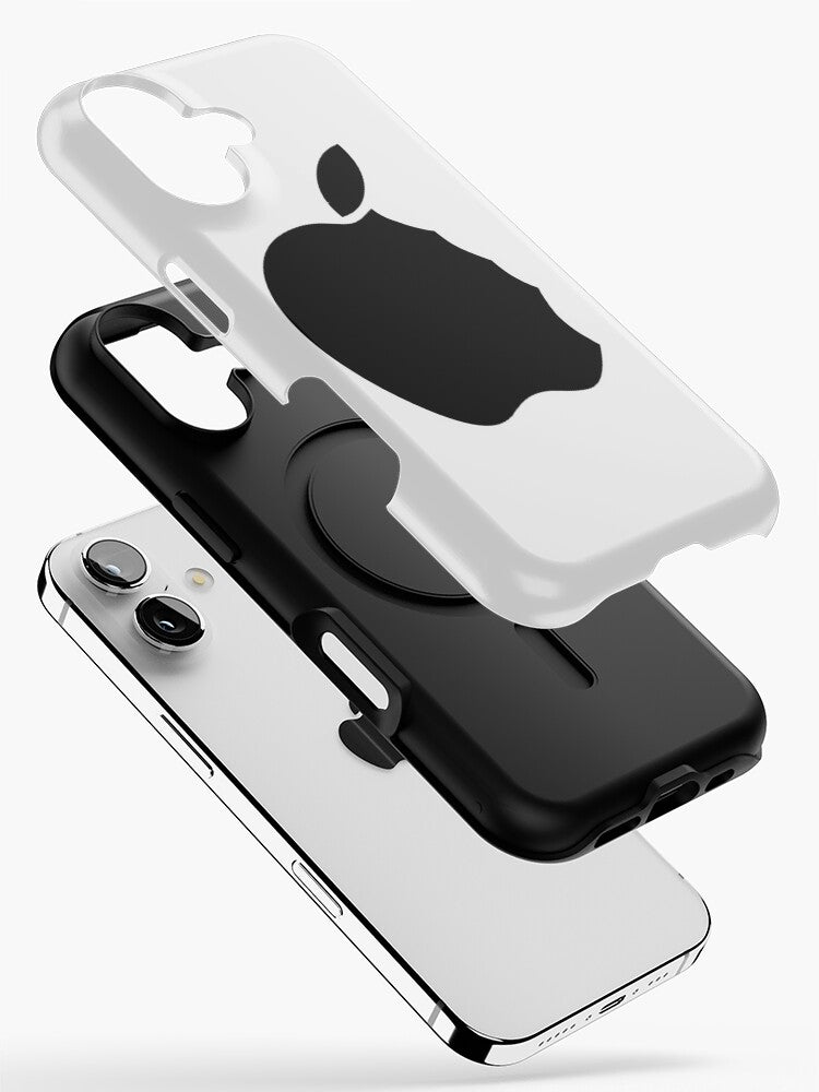 Apple logo bitten into iPhone Case