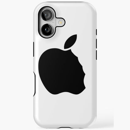 Apple logo bitten into iPhone Case