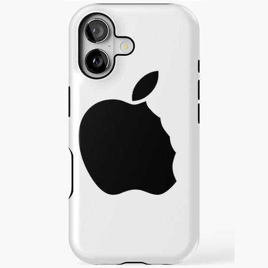 Apple logo bitten into iPhone Case
